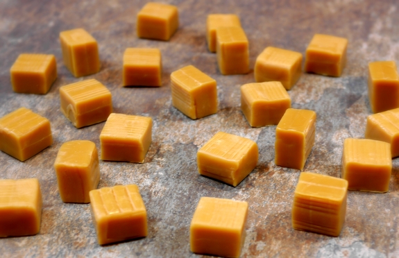 Caramel Nut Surprise Cookies caramels