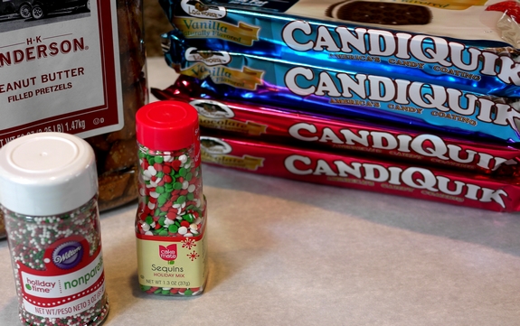 Holiday Peanut Butter filled pretzels 3
