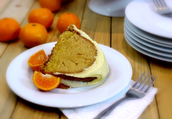Olive Oil Bundt Cake with Tangerine Glaze 2