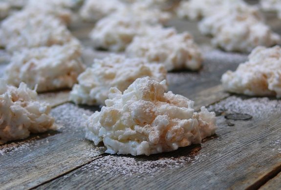 Rice Krispie Coconut Snowballs