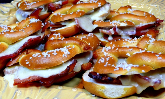 Bacon Pretzel Grilled Cheese 2