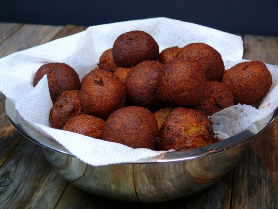 Buffalo Falafel Balls pan