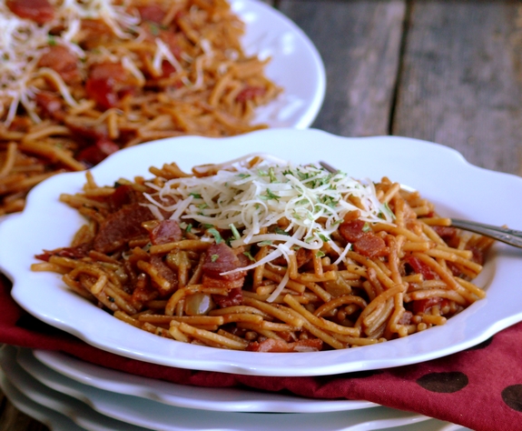 Green Chile Vermicelli Plate