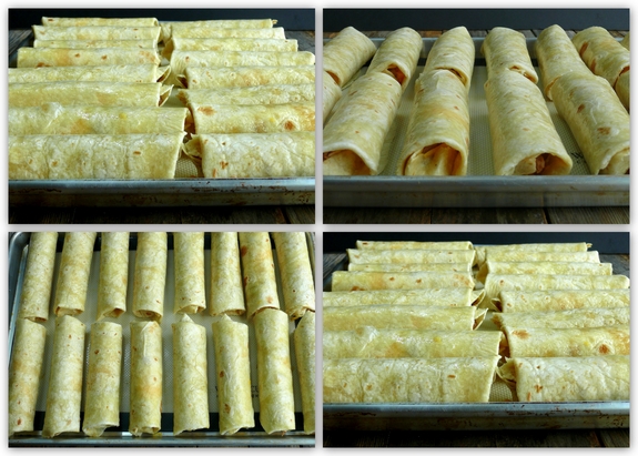 Oven Baked Pulled Pork Flautas rolled flautas