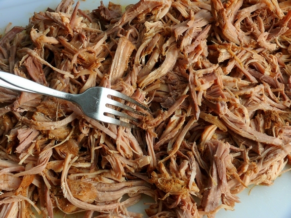 Oven Baked Pulled Pork Flautas shredded meat