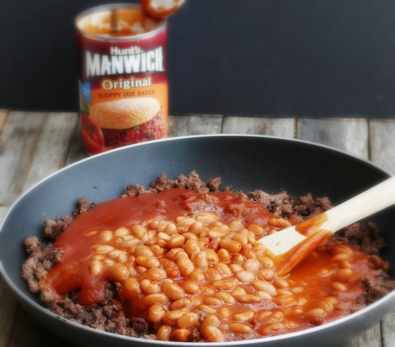Weeknight Sloppy Chili Fries with Manwich