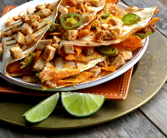 Chicken Dorito Quesadilla