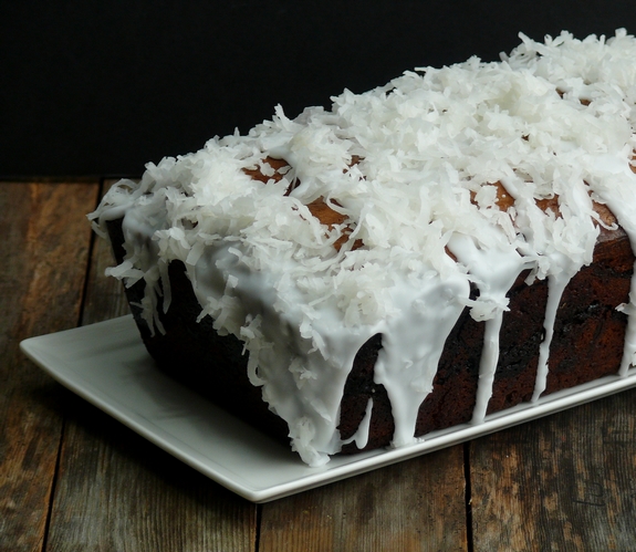Coconut Milk Nutella Swirl Bread loaf