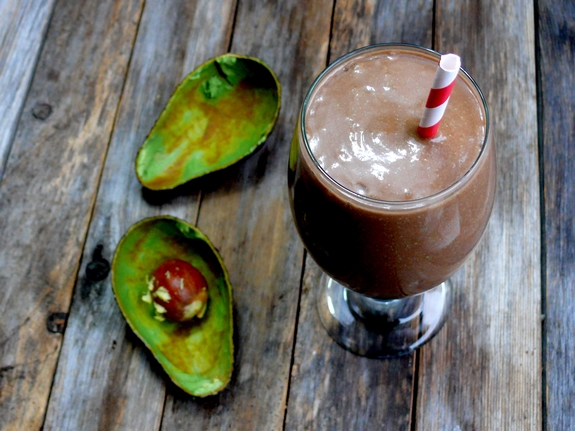 Minty Chocolate Avocado Shake