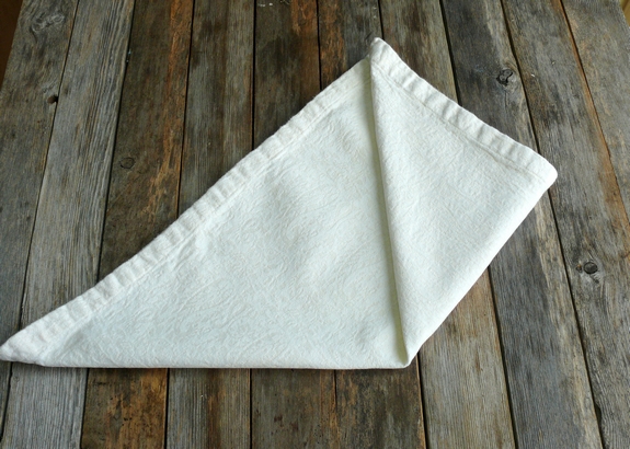 Napkin Folding 4th Step