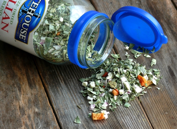 Pressure Cooker Potatoes Italian seasoning herbs