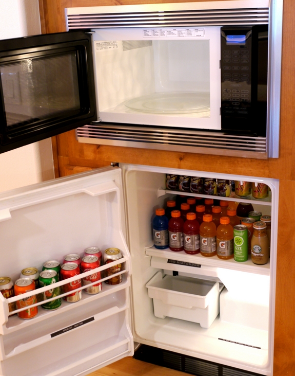 Wolf Microwave and Sub Zero Undercounter Refrigeration