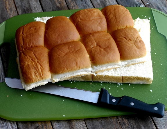 Buffalo Bleu Chicken Salad Sandwiches bread rolls