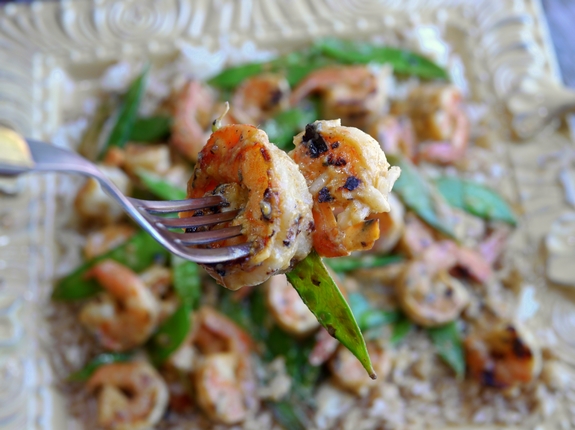 Coconut Milk Lemongrass Shrimp a yummy dish to share