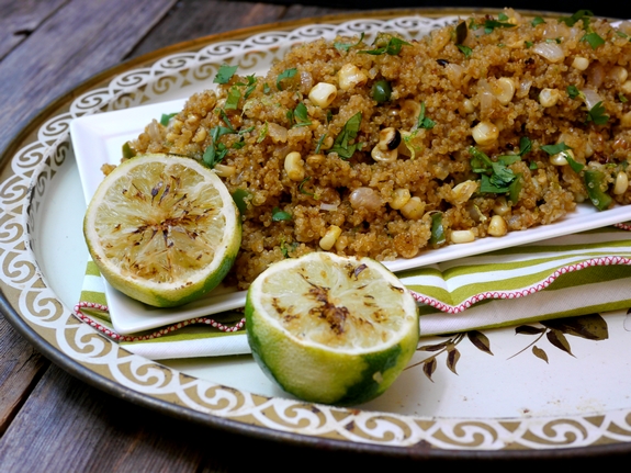 Corn and Jalapeno Skillet Quinoa great side dish