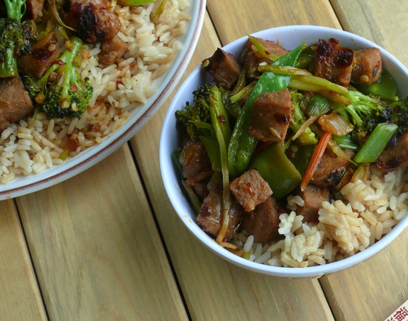 Italian Sausage Rice Bowl perfect meal