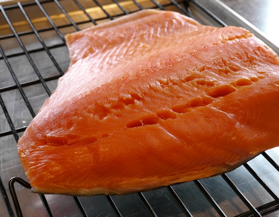 Smoked Salmon Brunch Taco Bar pellicle