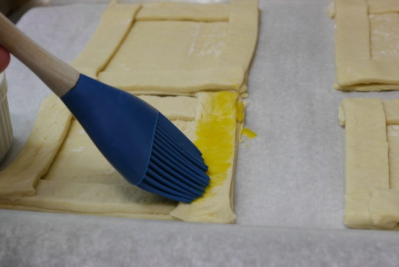 Puff Pastry Tomato Tarts squares
