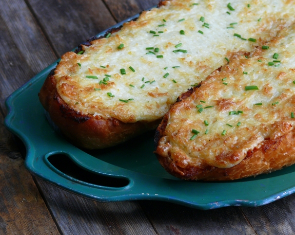 Cheesy Kimchi Butter Ranch Bread baked