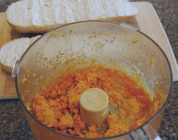 Cheesy Kimchi Butter Ranch Bread making the butter