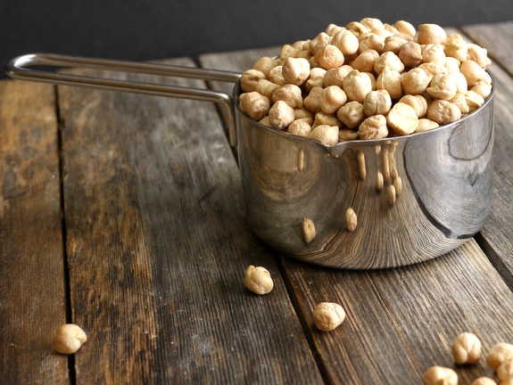 Crispy Cinnamon Chile Chickpeas dried beans