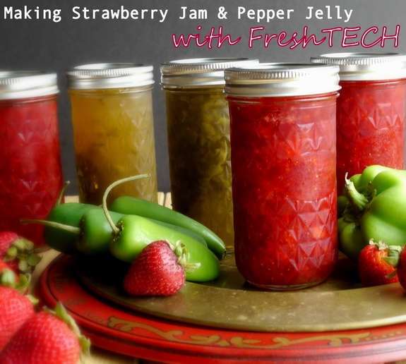 Strawberry Jam Pepper Jelly with FreshTech