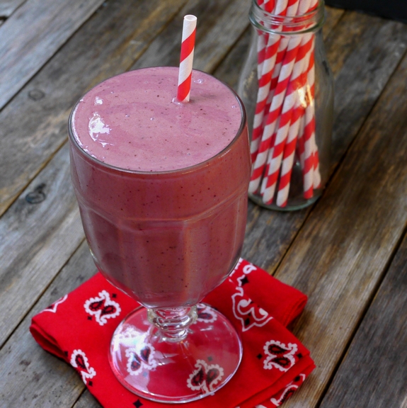 Sweet Dark Cherry Vanilla Smoothie perfect way to start the day