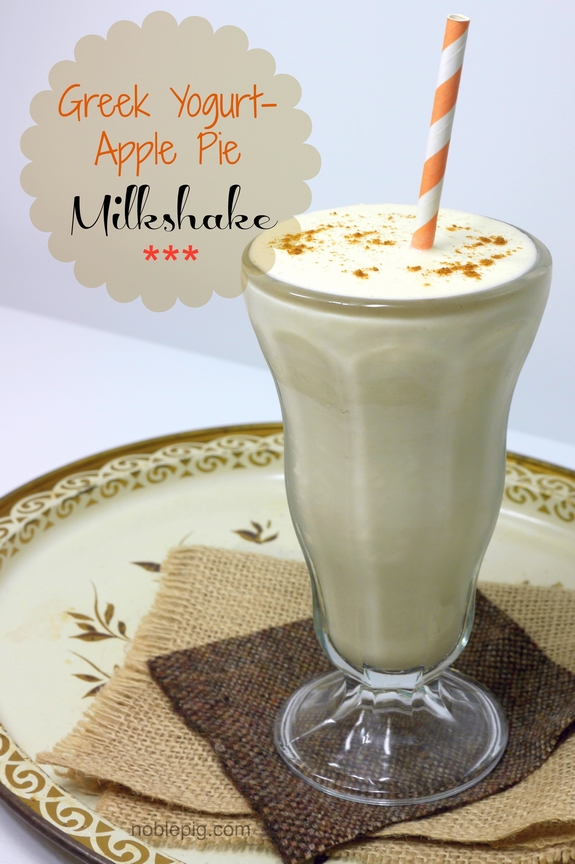 Greek Yogurt Apple Pie Milkshake