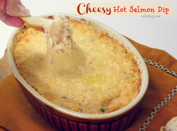 Cheesy Hot Salmon Dip