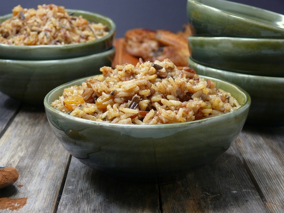 Cinnamon Spiced Rice the perfect side dish