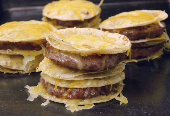 Sausage and Tortilla Bites