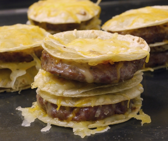 Sausage and Tortilla Breakfast Bites