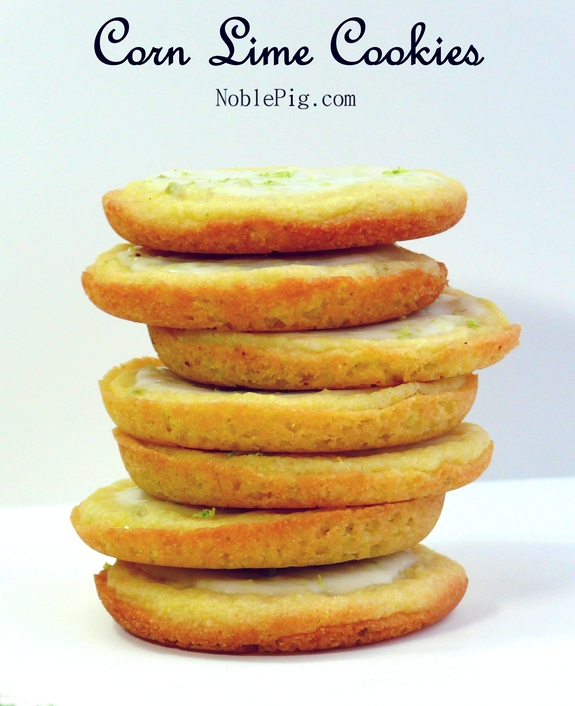 Amazing Corn Lime Cookies
