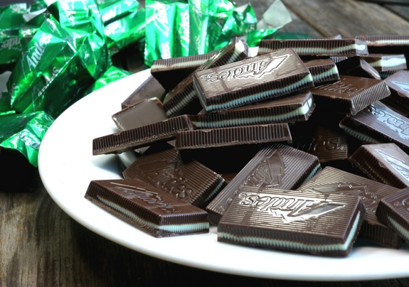 Andes Mint Fudgey Brownies candies
