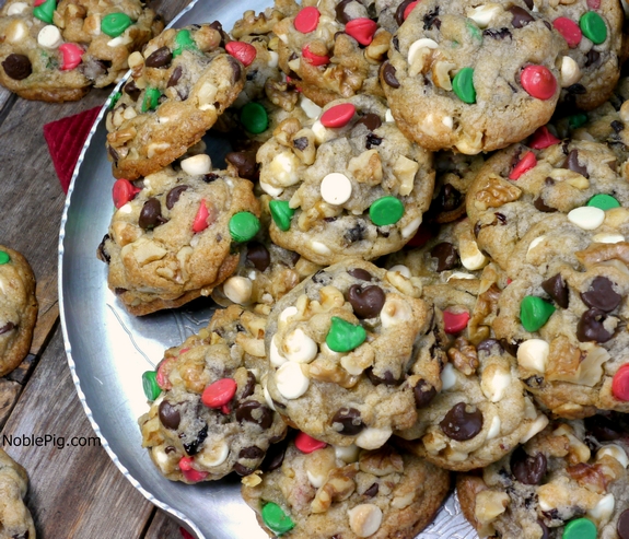 Festive Chocolate Cherry Chip Cookies for Christmas Perfect for a Cookie Exchange