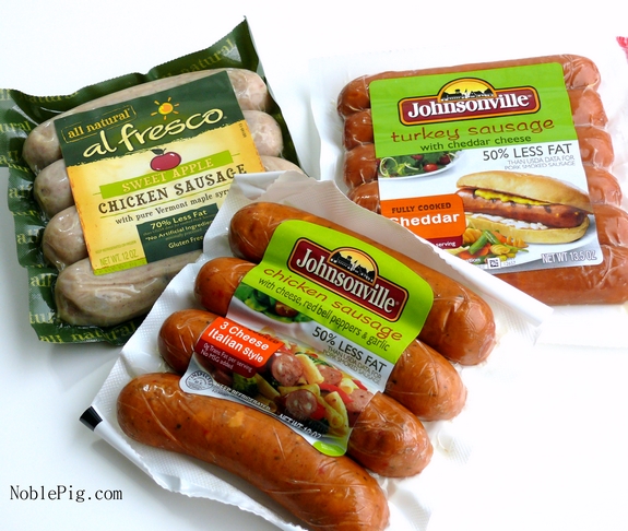 Healthy Breakfast Stir Frys low in calories using sausage