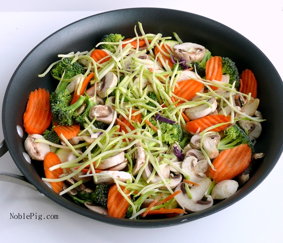 Healthy Breakfast Stir Frys low in calories