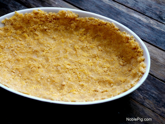 Noble Pig Broccoli Bacon and Cheese Pie cheese crust