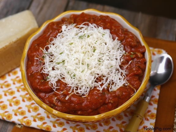 Noble Pig Italian Sausage Chili