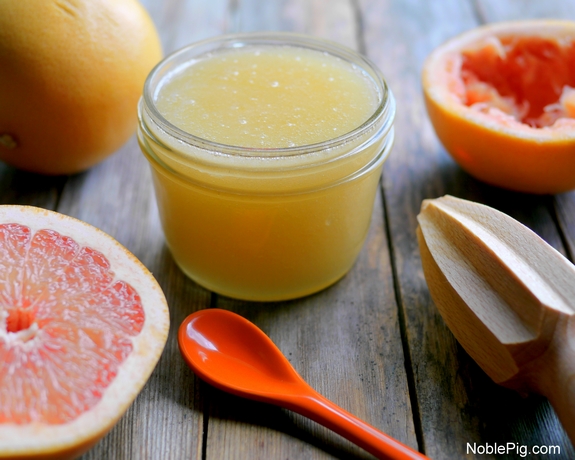 Zesty Grapefruit Sugar Scrub from Noble Pig