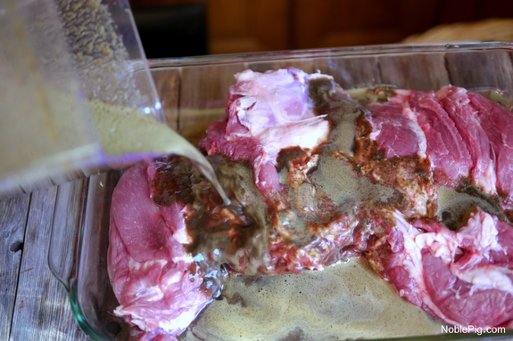 Grilled Butterflied Leg of Lamb from Noble Pig meat