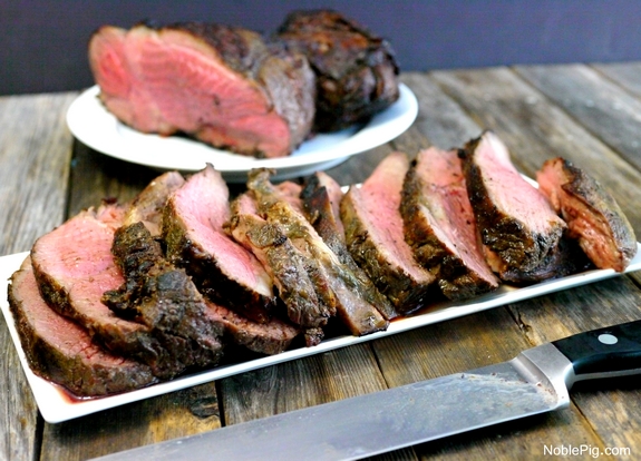 Grilled Butterflied Leg of Lambwith Marinade from Noble Pig