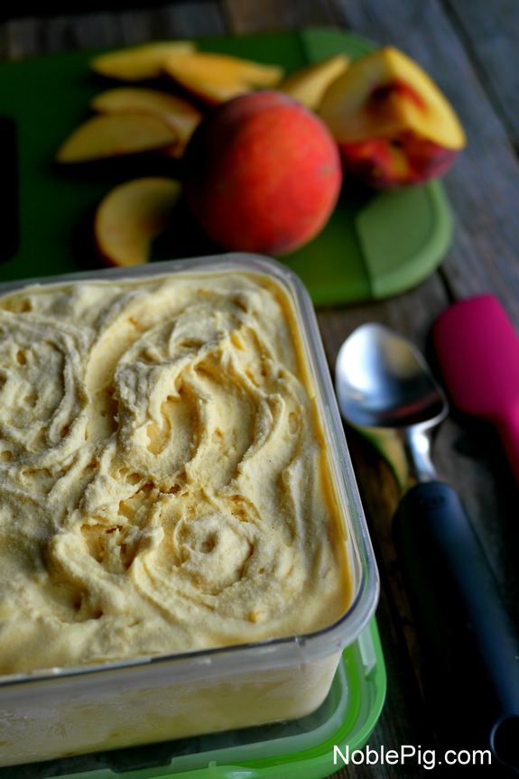 Fresh Peach and Cinnamon Ice Cream from Noble Pig 8