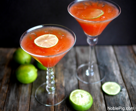 Summertime Blood Orange Martini from Noble Pig 2