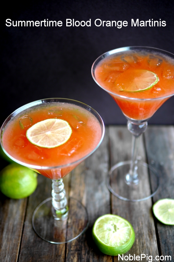Summertime Blood Orange Martini from Noble Pig 3