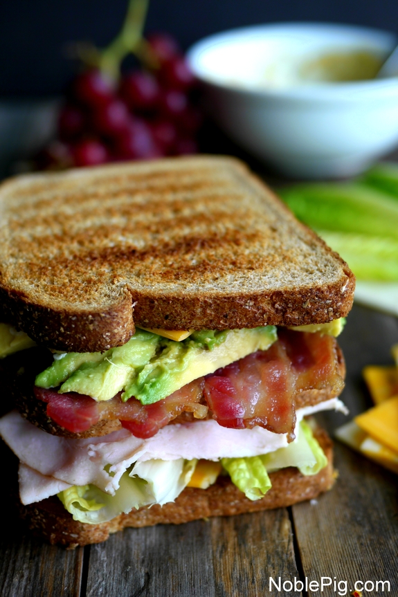 Ultimate Manly Picnic Sandwich from Noble Pig