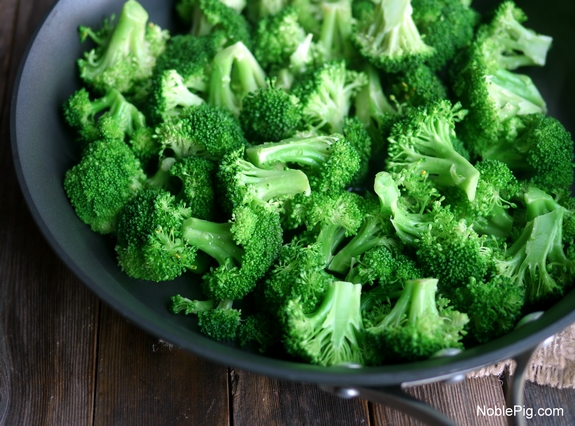 5 Minute Spicy Lemon Broccoli from Noble Pig 1