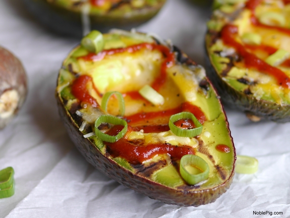Cheese Filled Grilled Avocados from Noble Pig 2