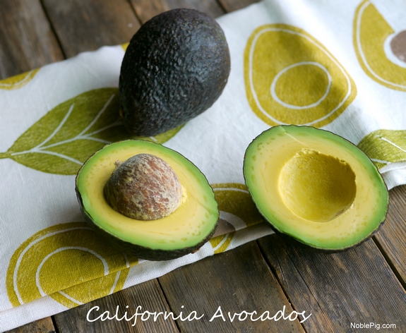 Cheese Filled Grilled Avocados from Noble Pig California Avocados