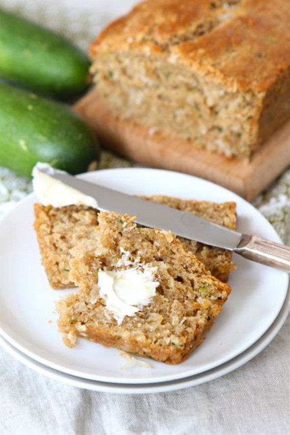 Zucchini coconut bread